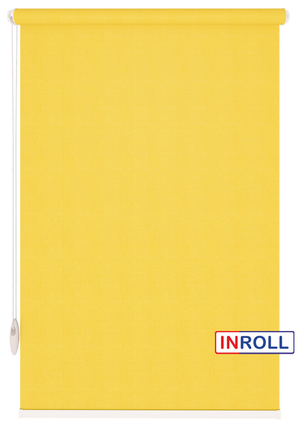 

Ролета тканевая INROLL Есо-Mini 110х185 см Camila Лимонный A607