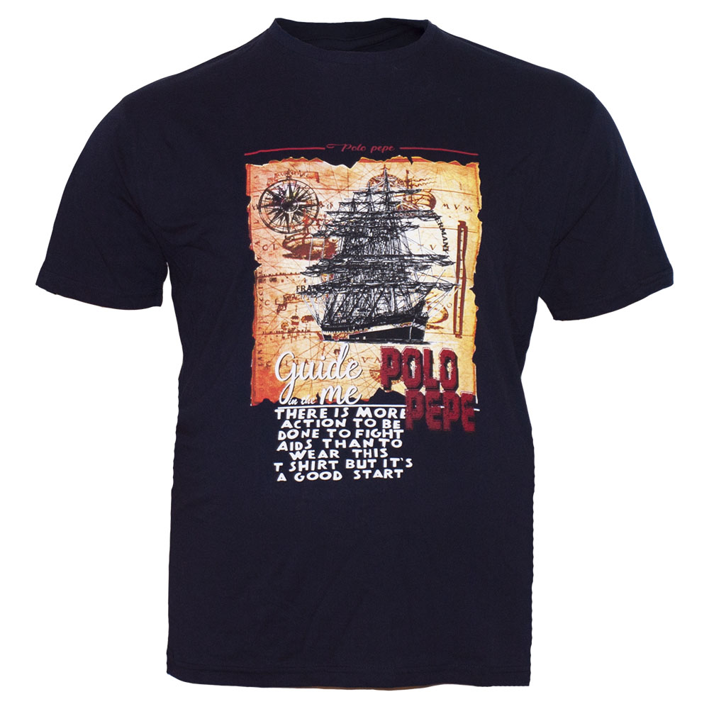 

Футболка мужская POLO PEPE fu00821342 (74) синий