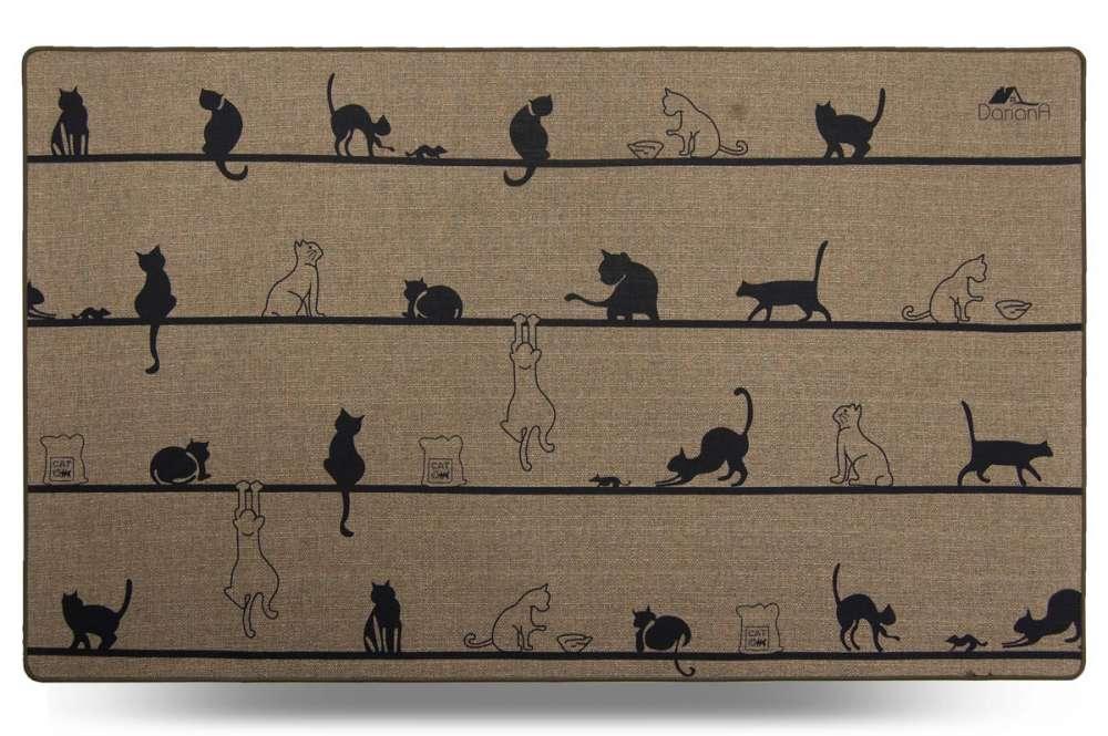 

Универсальный коврик для дома Dariana Лён, Cats, 70x120 см