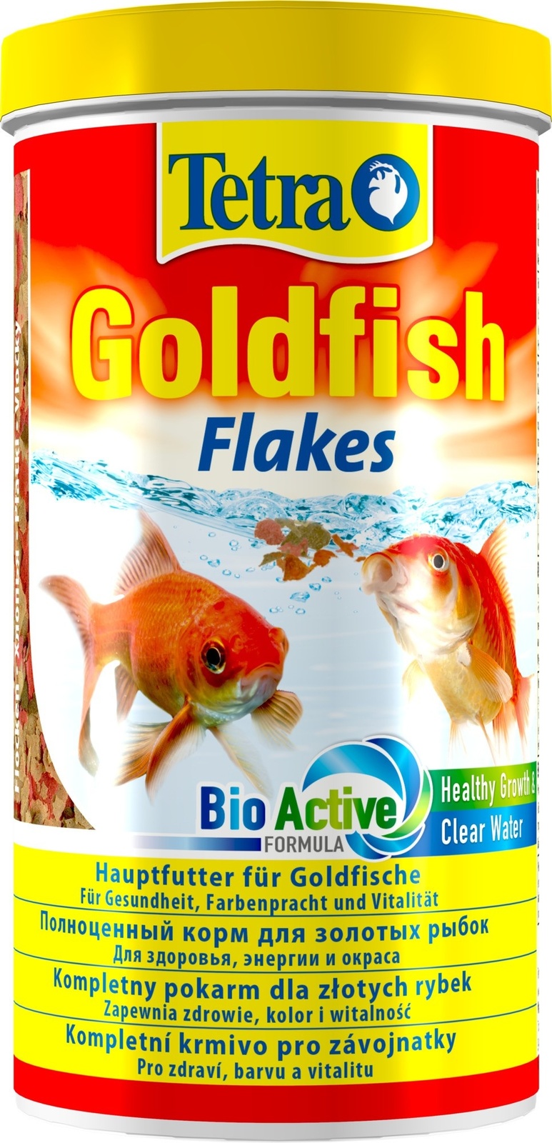 

Корм для аквариумных золотых рыбок Tetra Goldfish Flakes в хлопьях 1 л