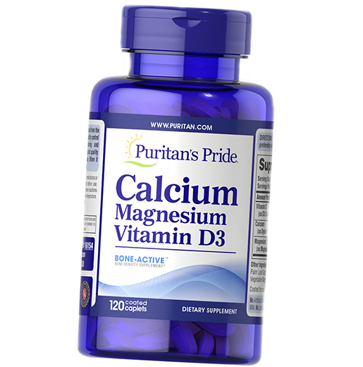 

Кальций Магний Витамин Д3, Calcium Magnesium with Vitamin D3, Puritan's Pride 120каплет (36367149)