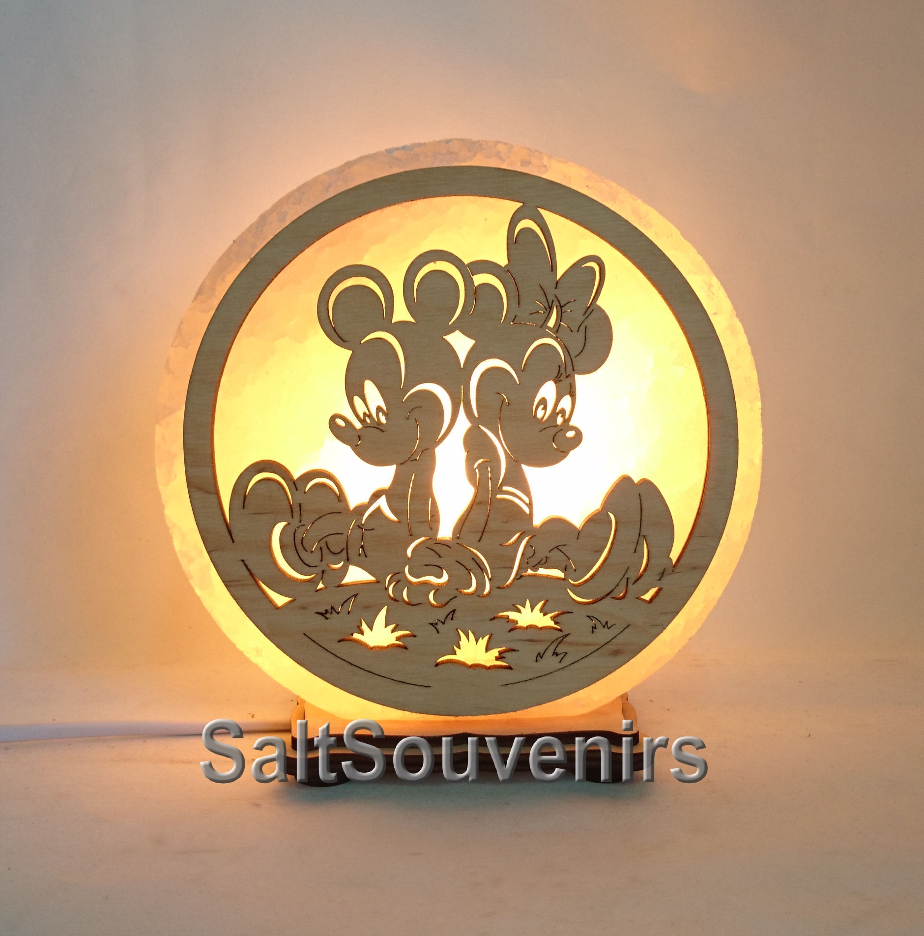 

Соляная лампа EcoDecorLamp Микки М+М