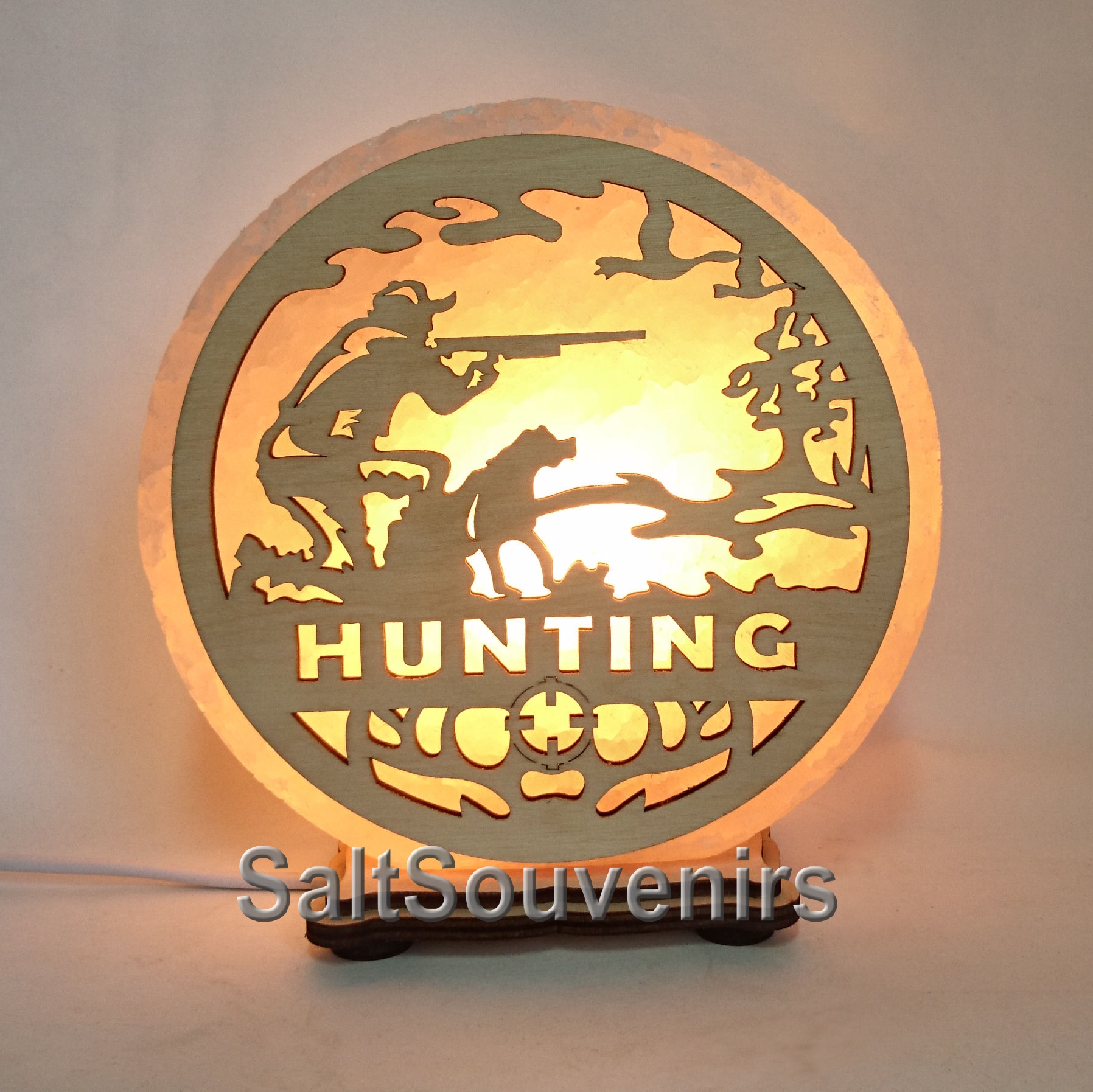 

Соляной светильник EcoDecorLamp Охота