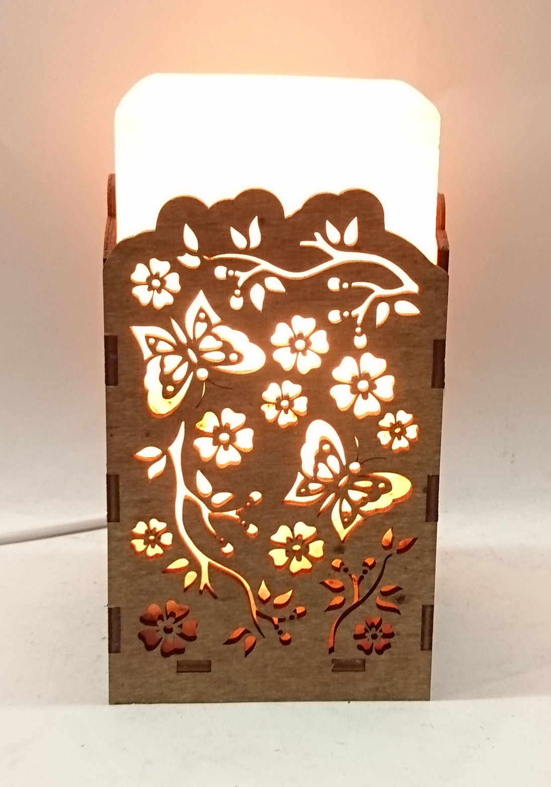

Соляной светильник EcoDecorLamp Прямоугольник в дереве Ветка