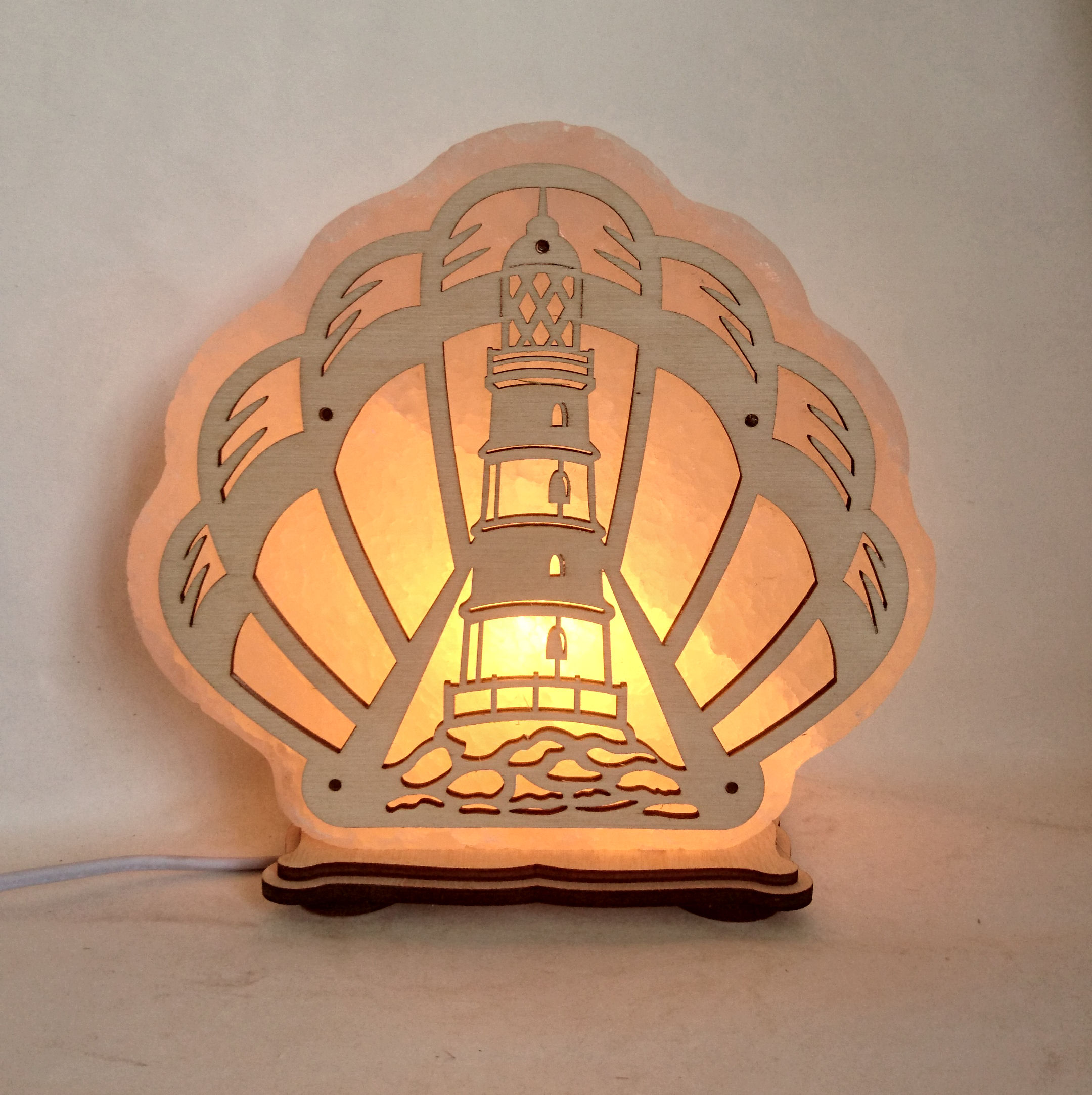 

Соляной светильник EcoDecorLamp Ракушка большая
