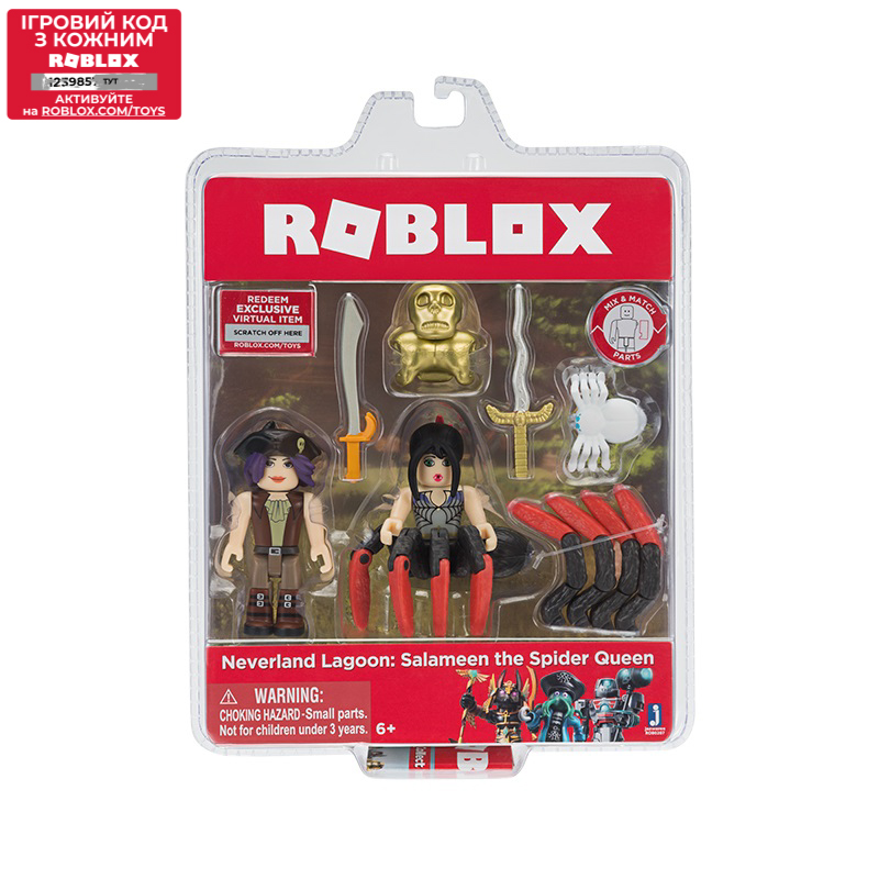 

Игровой коллекционный набор Jazwares Roblox Game Packs Neverland Lagoon: Salameen the Spider Queen (ROB0207)