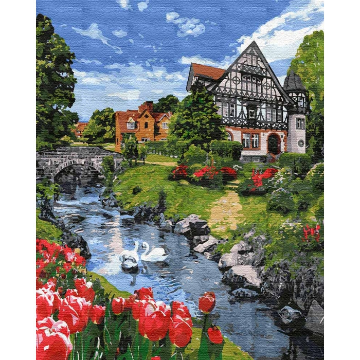 

Картина по номерам. "Волшебный пейзаж" 40*50см KHO2290