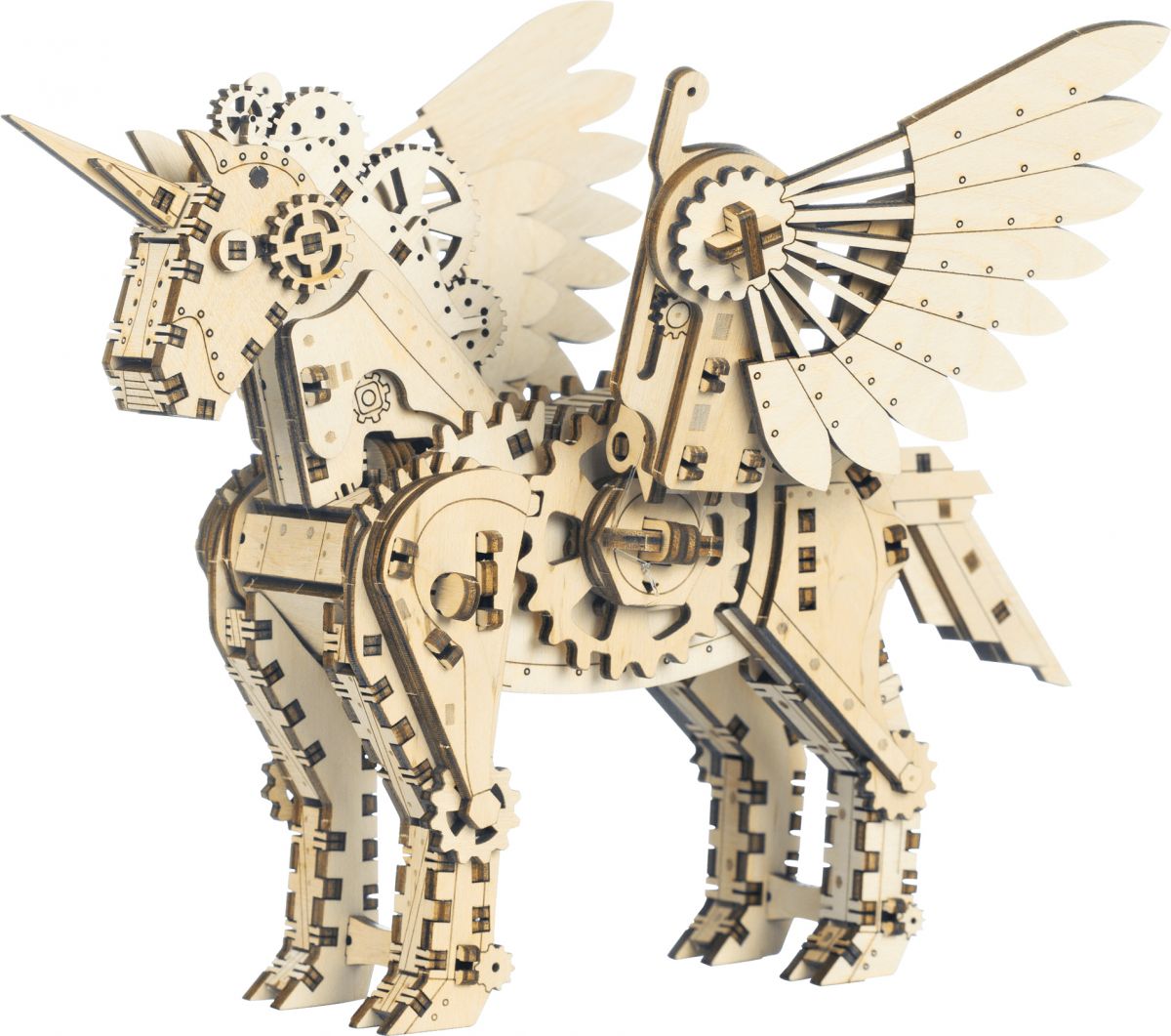 

Деревянный конструктор Mechanical Unicorn 140 эл Mr.Playwood (10604) (146794)