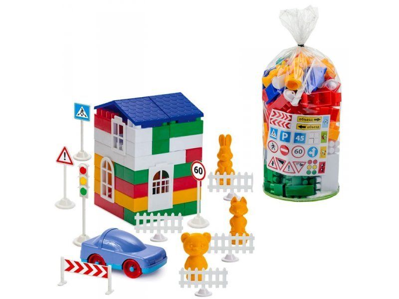 

Конструктор Лидер №3 100 деталей Colorplast (1-052) (146668)