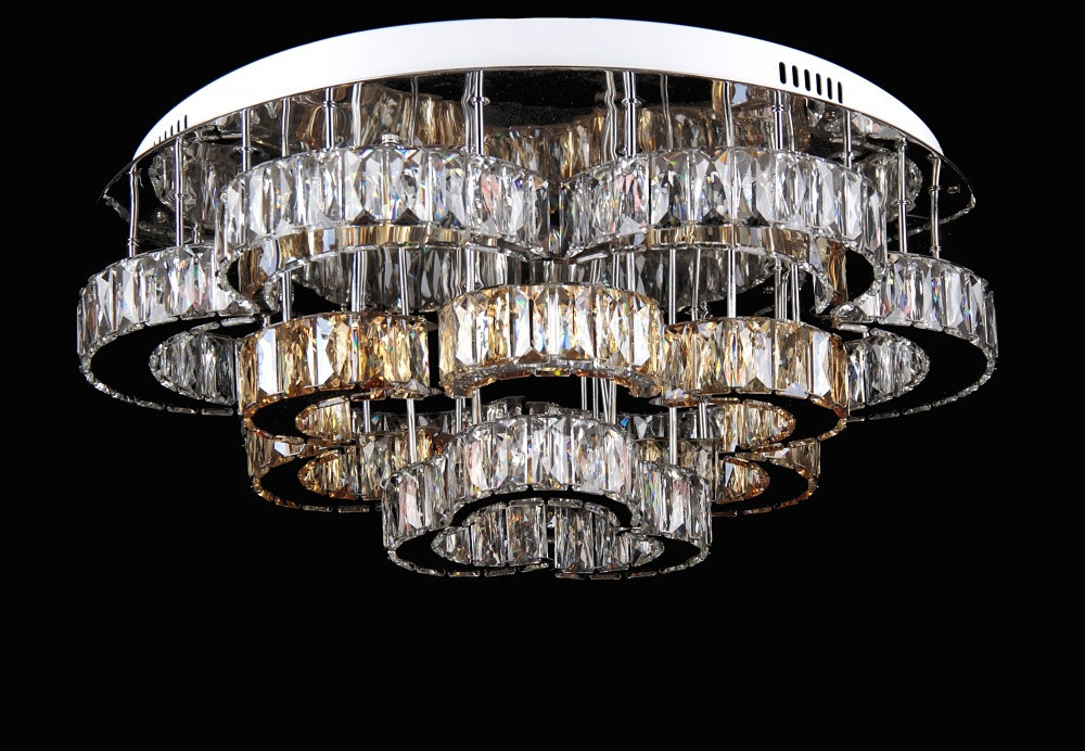 

Светодиодная хрустальная люстра L78324/15 (CR+WT+SHANBIN) LED