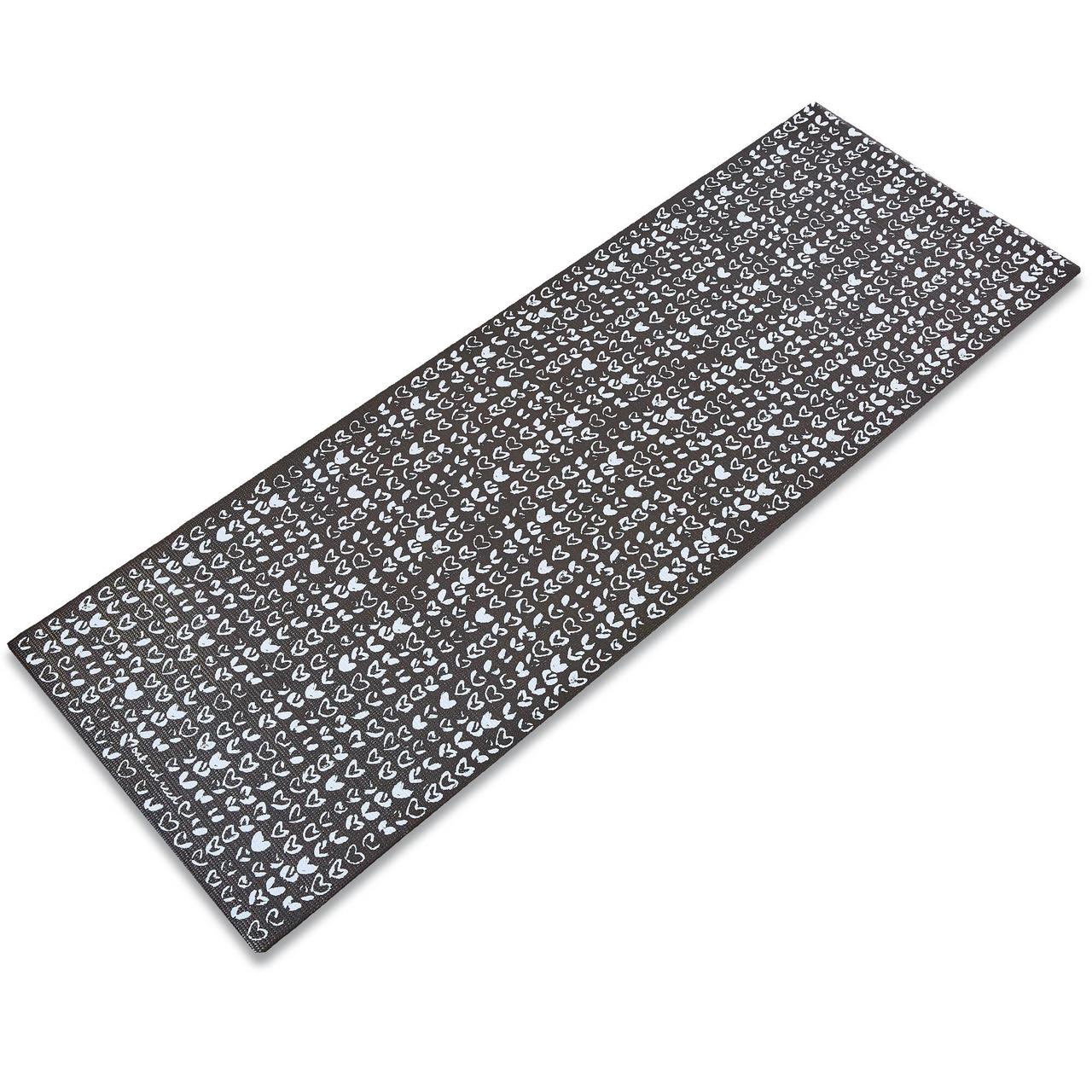 

Коврик для фитнеса и йоги двухслойный SP-Planeta Sport CLOTH 0183 4мм черный