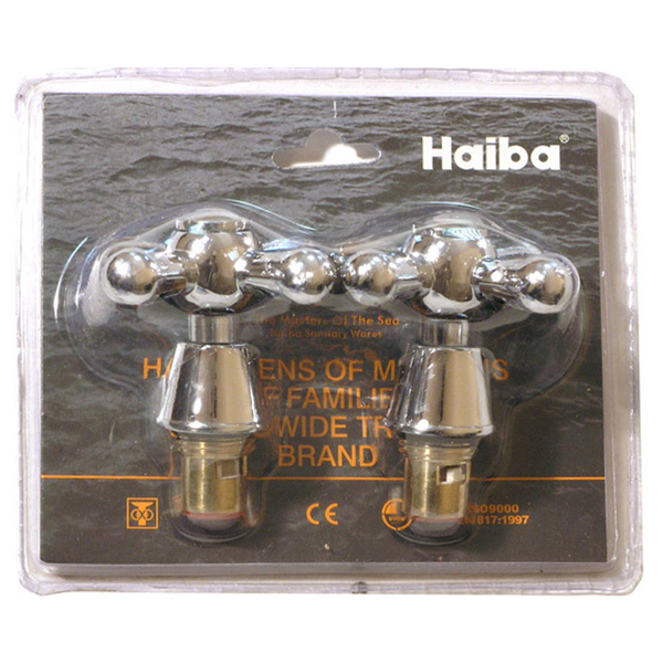 

Ручки с кранбуксами (пара) HAIBA DOMINOX (керамика) (HB0576)