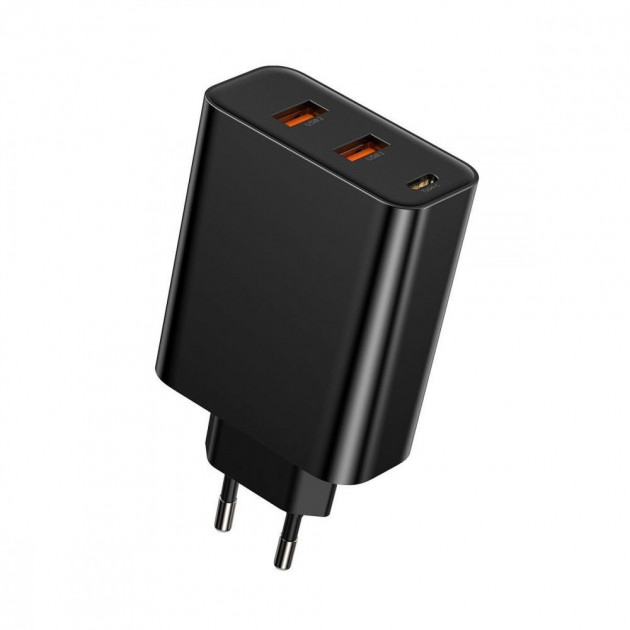 

Сетевое зарядное устройство Baseus PPS three output quick charger(C+U+U)60W EU Black