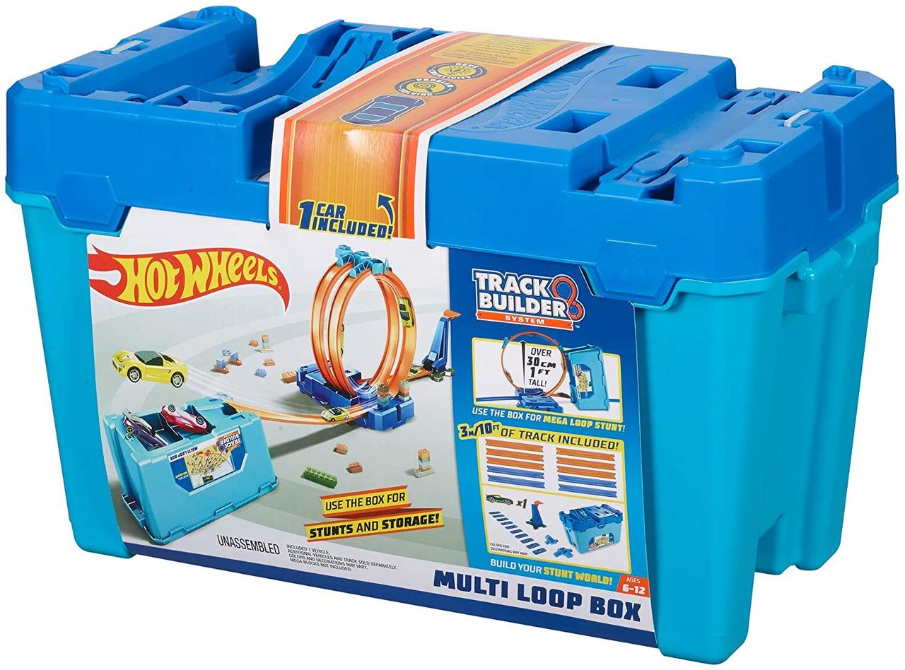 

Трек Hot Wheels Track Builder Multi-Loop Box Петля 3 в 1 Коробка для трюків (FLK90) (B074RPD49S)