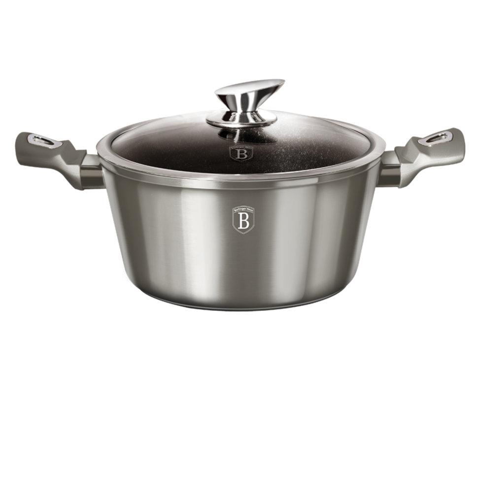 

Кастрюля 6,1 л Carbon Metallic Line Berlinger Haus BH-1236-N