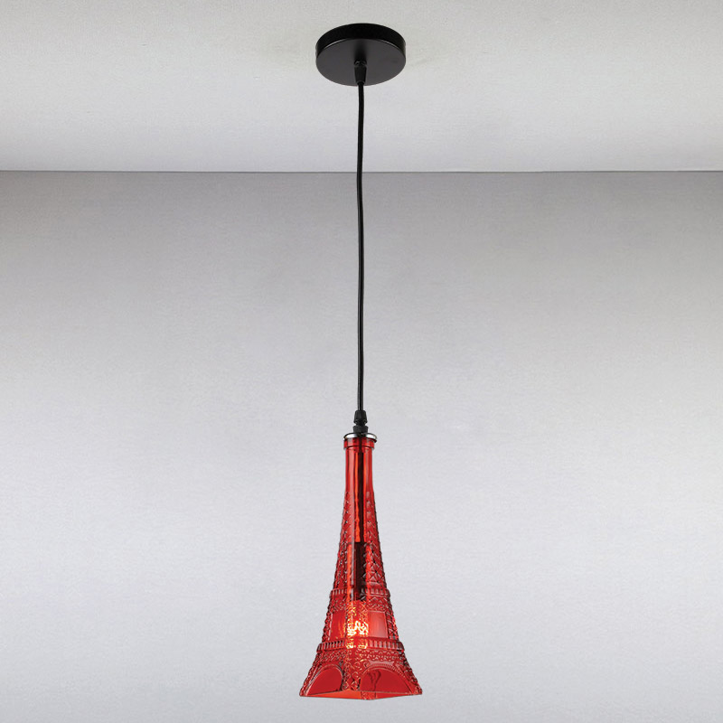 

Люстра Light House LS-13377-1RED красная