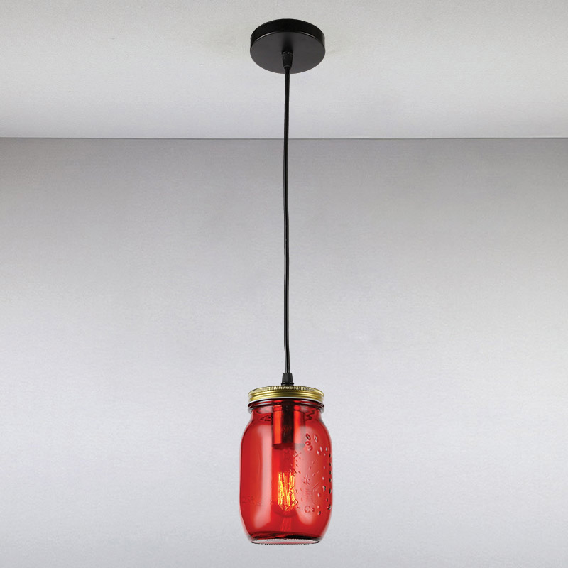 

Люстра Light House LS-13378-1 RED красная