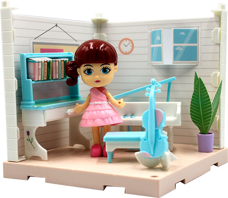 

Игровой набор Funky Toys Милый уголок Музыкальная комната с куклой (FT3104)