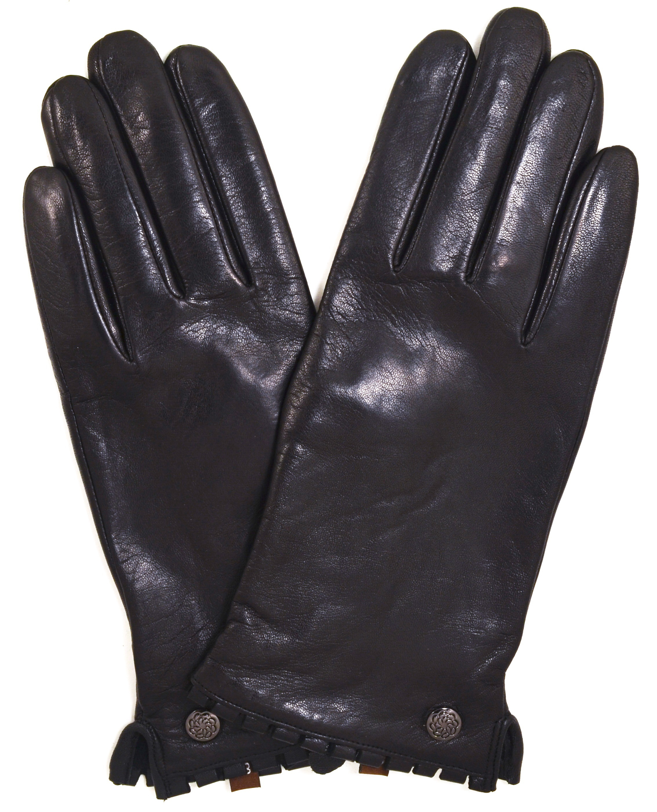 

Женские перчатки кожаные Sergio Torri 580/ш 8 Черные