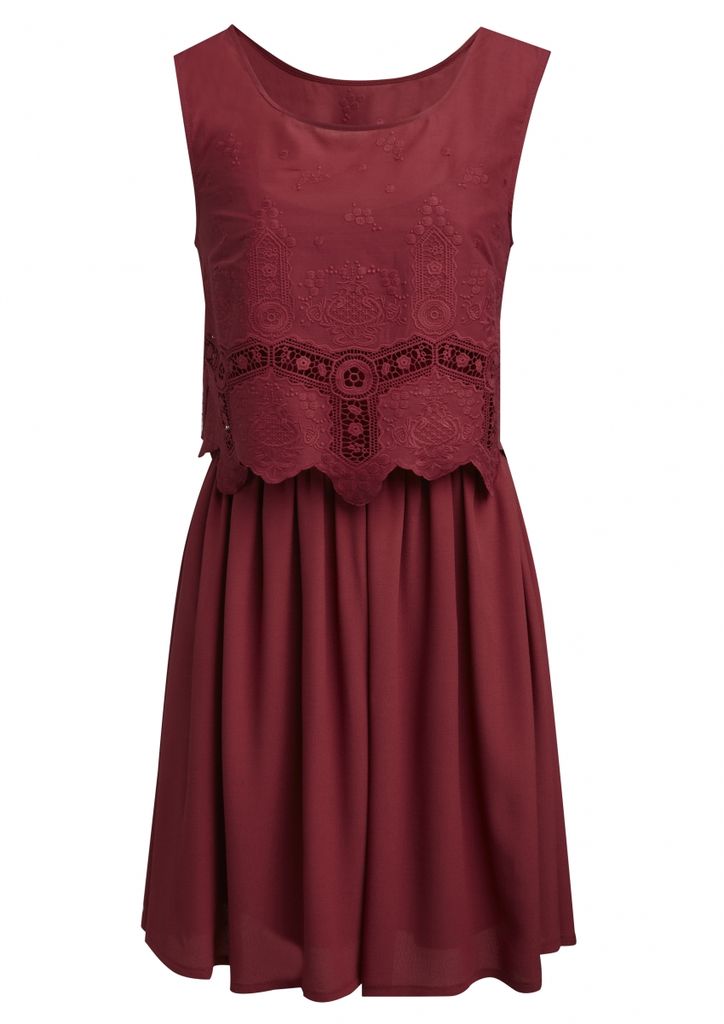 

Платье Naf Naf 40 Бордовый EENR14