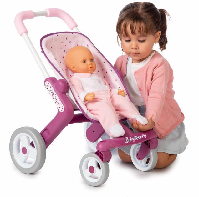 

Коляска Smoby Toys Baby Nurse Прованс Прогулка с поворотными колесами