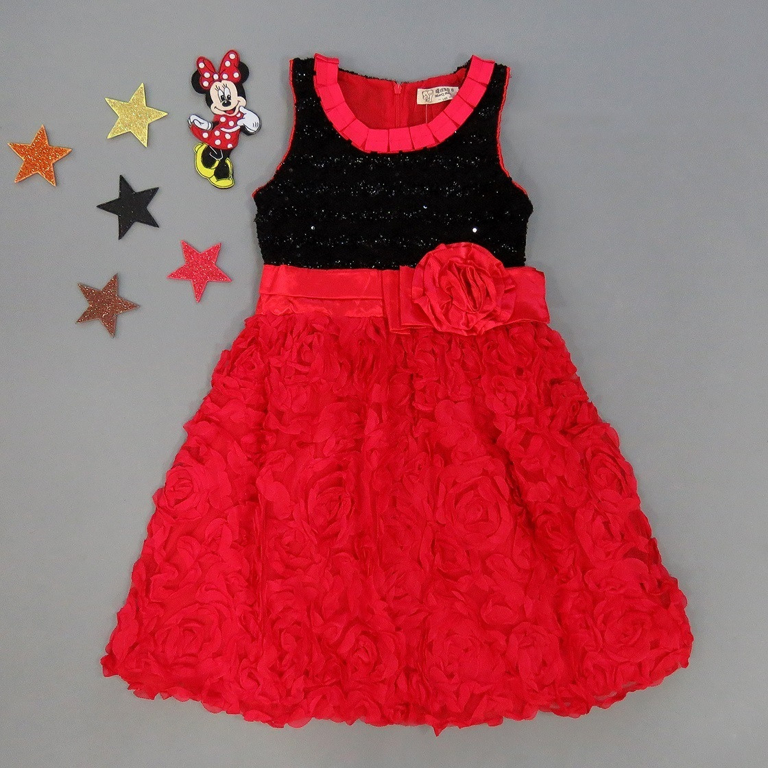 

Платье MarQ Baby для девочки 150 см Красное с черным 17037