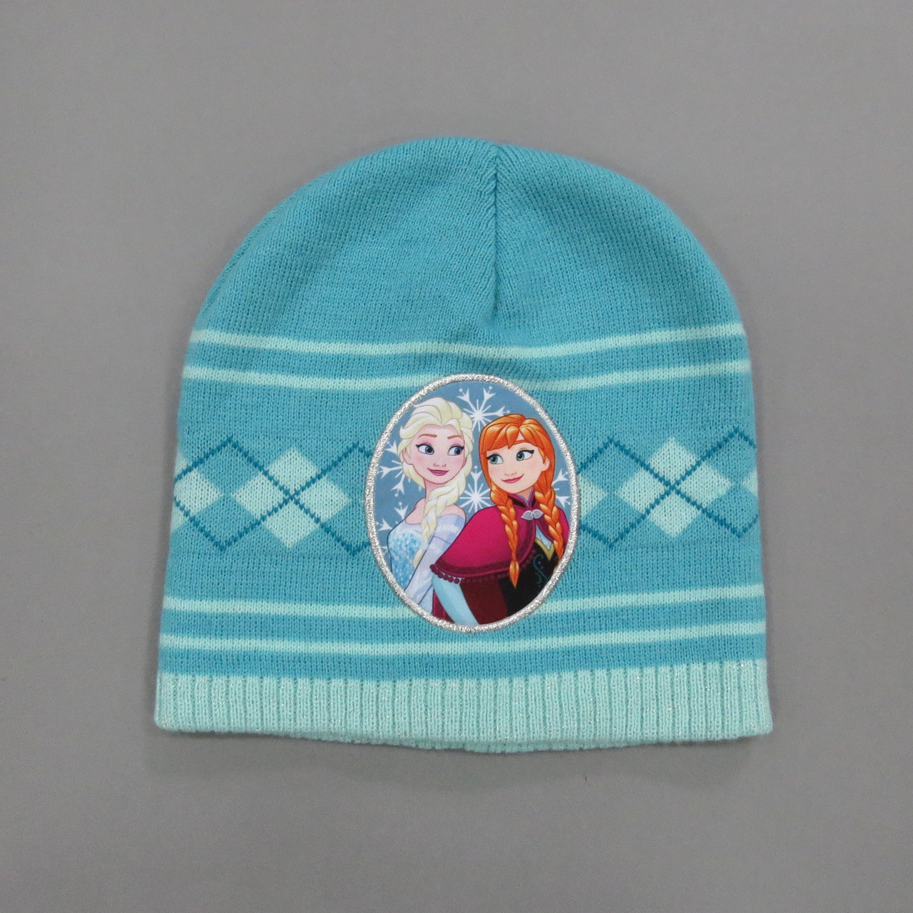 

Шапка "Эльза и Анна" Frozen Disney для девочки 46-50 см Голубая 15265