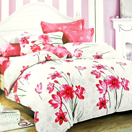 

Комплект постельного белья из сатина Pink Blossom Розовый 5033-e