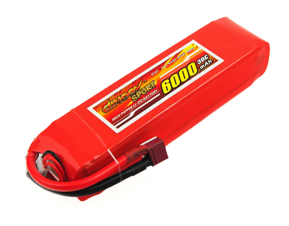 

Аккумулятор Dinogy Li-Pol 6000mAh 11.1V 3S 30C 34x47x169 мм T-Plug (2711415955189)