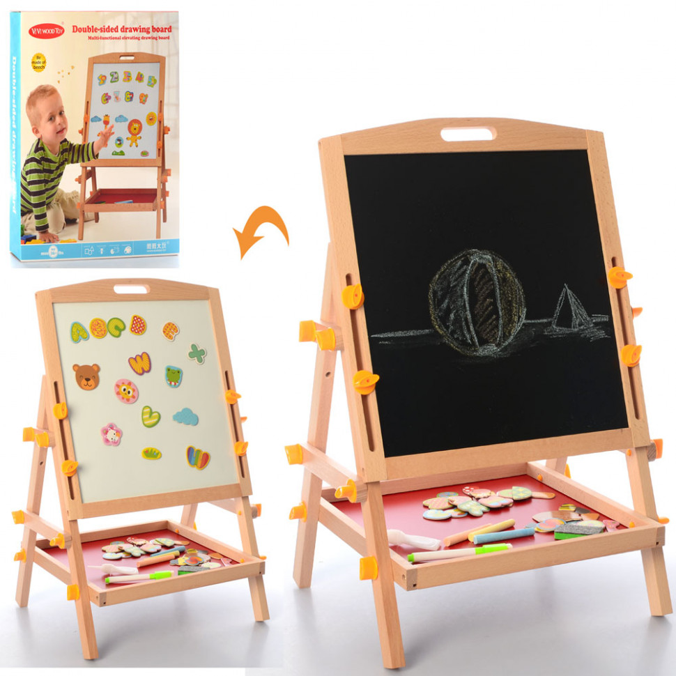 

Мольберт Vi Vi Wood Toy двухсторонний детский (42410001)