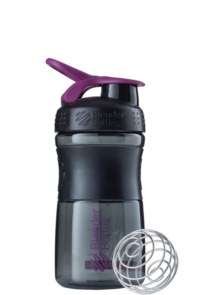 

Спортивная бутылка-шейкер BlenderBottle SportMixer 20oz/590ml Black/Plum (ORIGINAL)