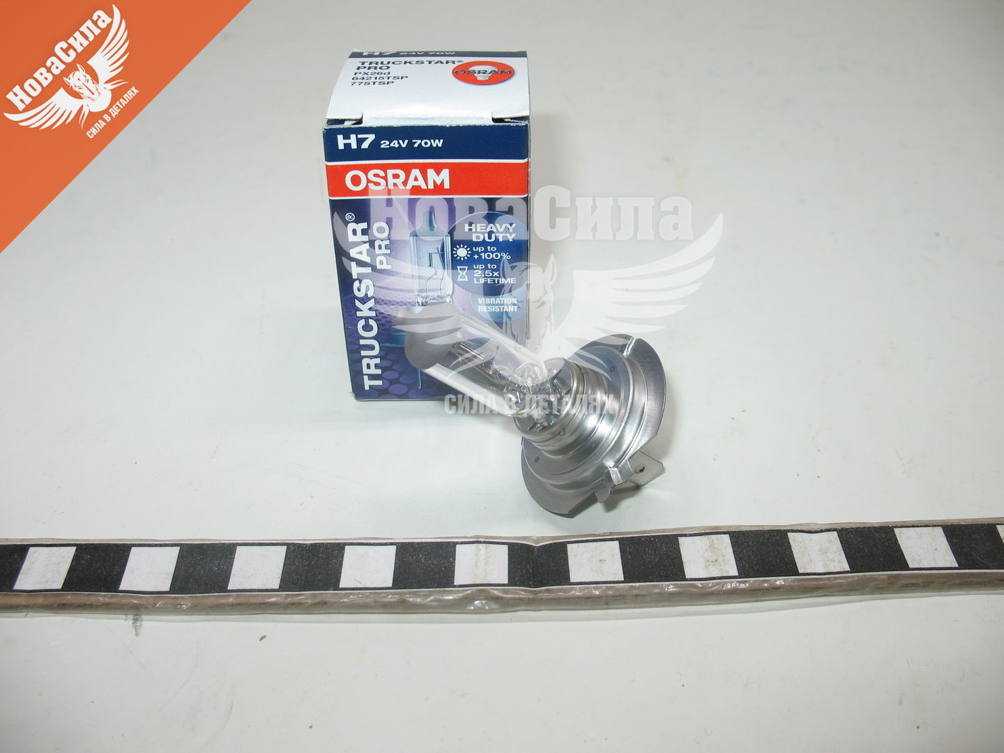 

Лампочка галогенная H7 PX26d 24V-70Вт (Osram) (Truckstar Pro) 64215TSP