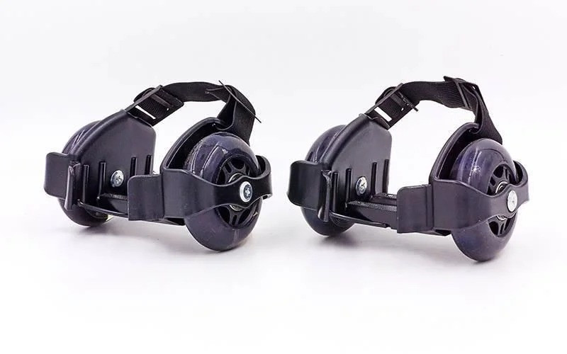 

Ролики на пятку с подсветкой Flash roller Черные flashing roller, ролики на пятку (1000224-Black-0)