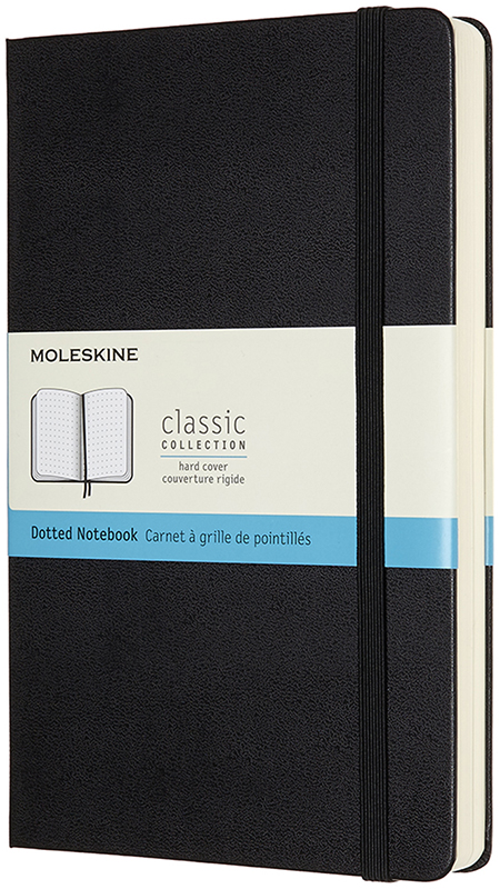

Записная книга Moleskine Classic Expanded 13 х 21 см 400 страниц в точку Чёрная (8058647628035)