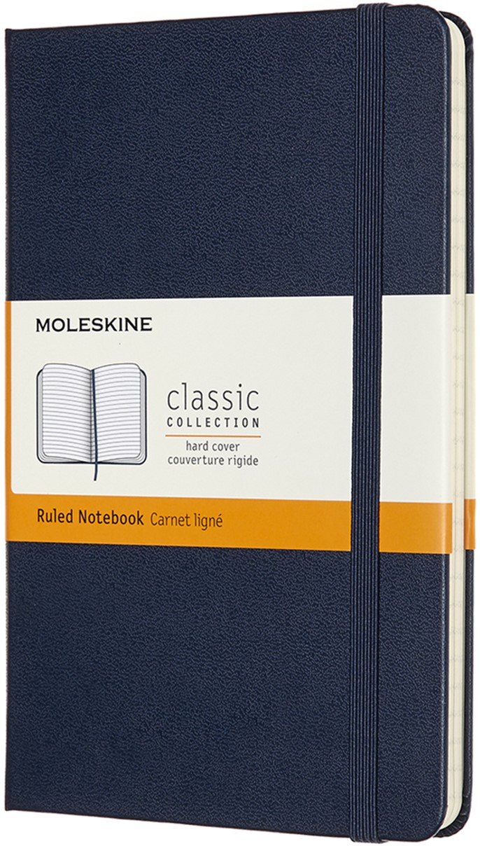 

Записная книга Moleskine Classic 11,5 х 18 см 192 страницы в линейку Сапфир (8058647626666)