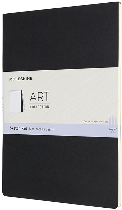 

Скетчбук Moleskine Art Pad для Рисования А4 48 страниц без линовки Чёрный (8058647626857)