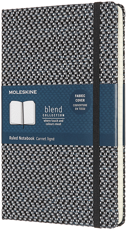 

Записная книга Moleskine Blend 19 13 х 21 см 240 страниц в линейку Чёрная Канва (8058647628196)