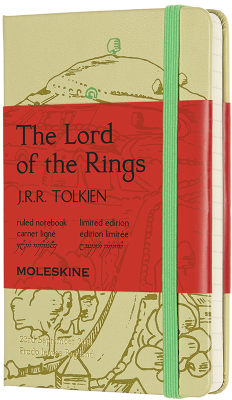 

Записная книга Moleskine Lord of the Rings 9 х 14 см 192 страницы в линейку Салатовая (8053853600127)