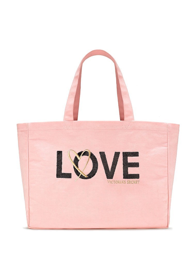 

Женская сумка Victoria's Secret Пляжная 53*37*14 см Розовая