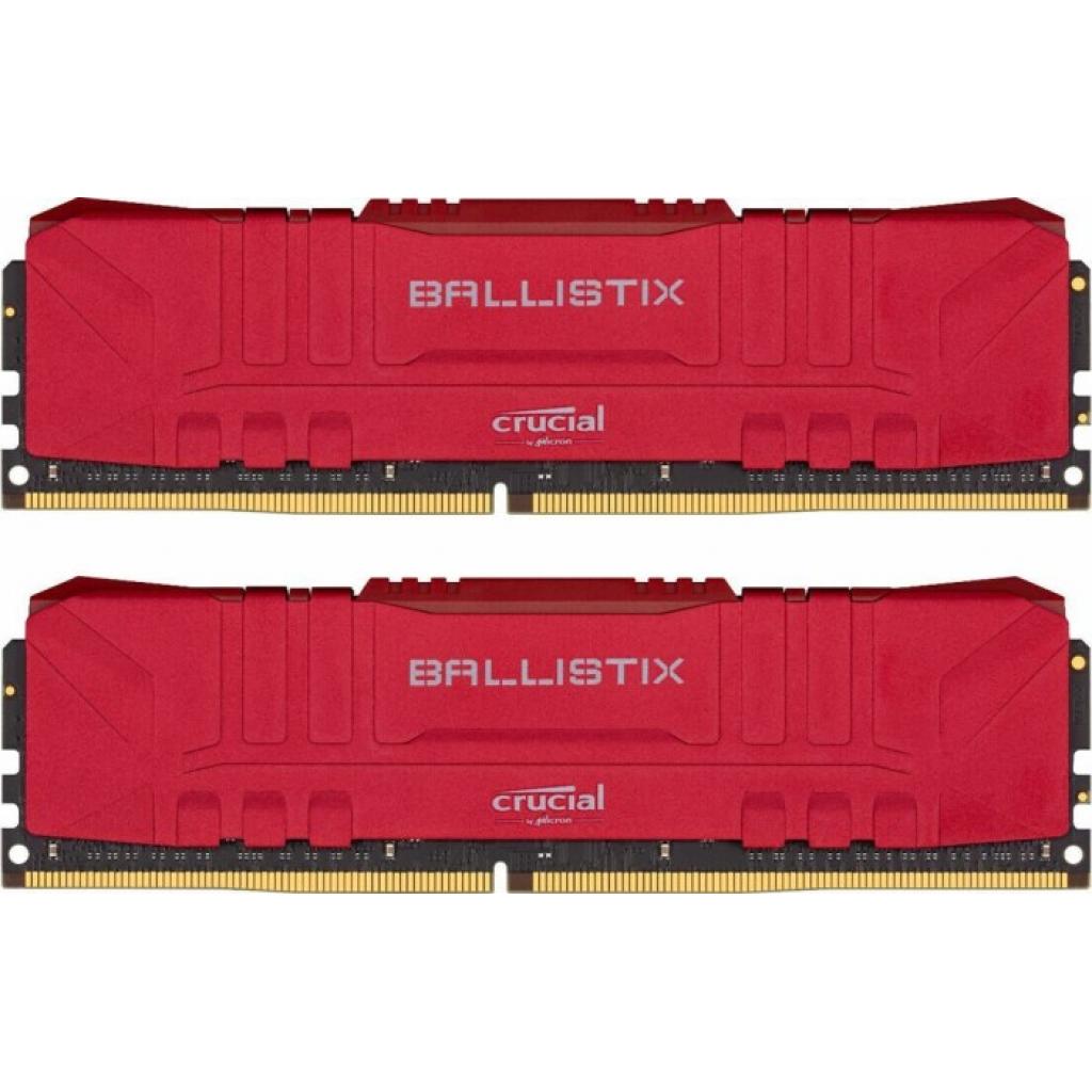 

Модуль памяти для компьютера DDR4 16GB (2x8GB) 3200 MHz Ballistix Red MICRON (BL2K8G32C16U4R)