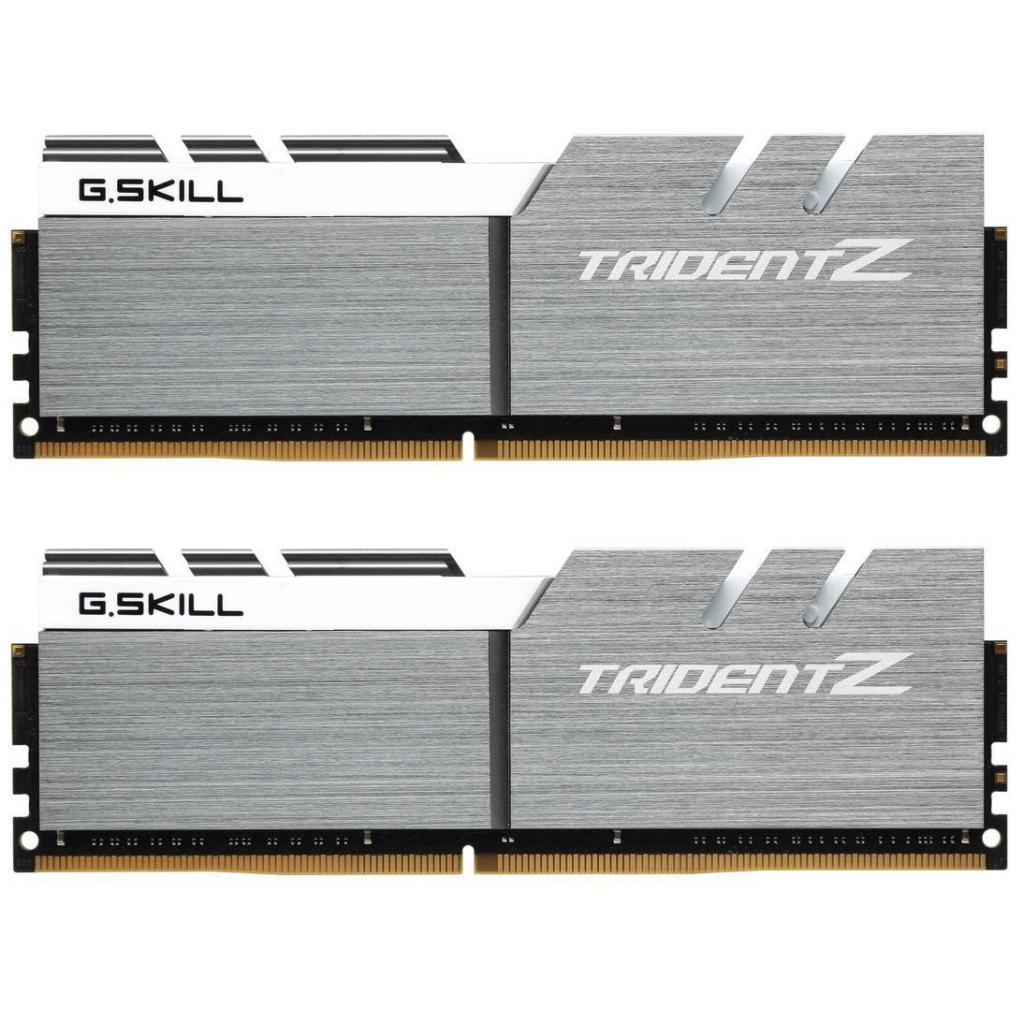 

Модуль памяти для компьютера DDR4 16GB (2x8GB) 3200 MHz Trident Z Silver H/ White G.Skill (F4-3200C16D-16GTZSW)