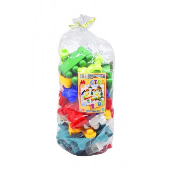 

Конструктор Colorplast Мастер блок 113 элементов 1-028