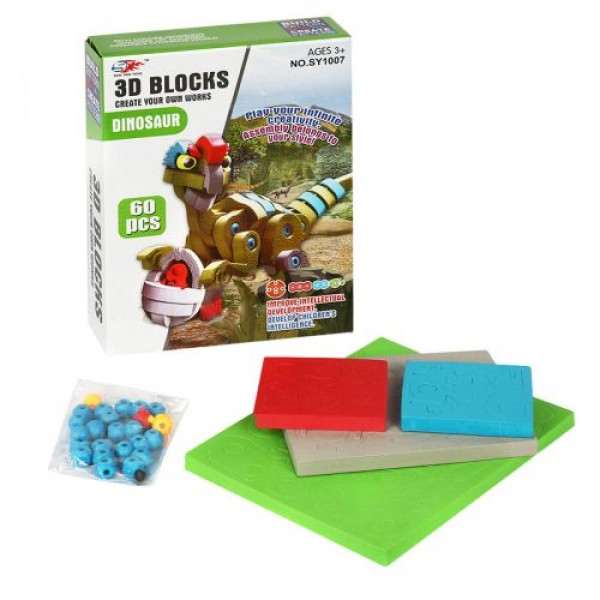 

Конструктор мягкий SEN YAN TOYS "Овираптор" 56 деталей SY1007