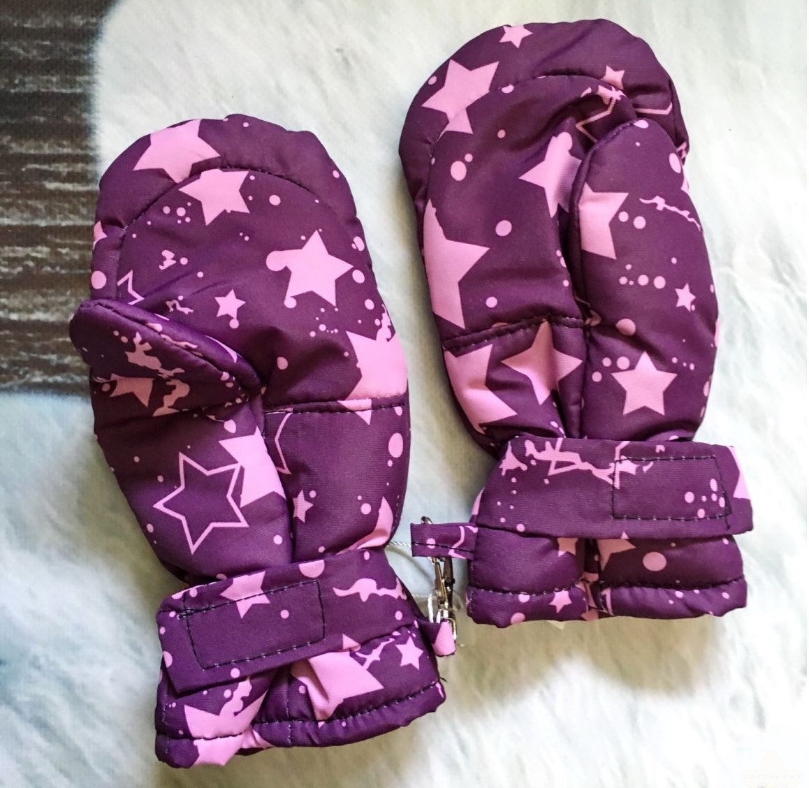 

Краги для малышей PURPLE STARS варежки непромокаемые детские