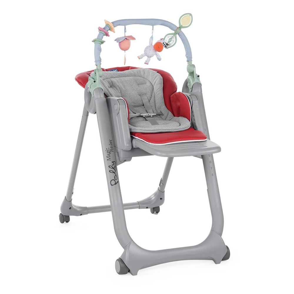 

Стульчик для кормления Chicco Polly Magic RELAX, цв. 30/Red (1113286)