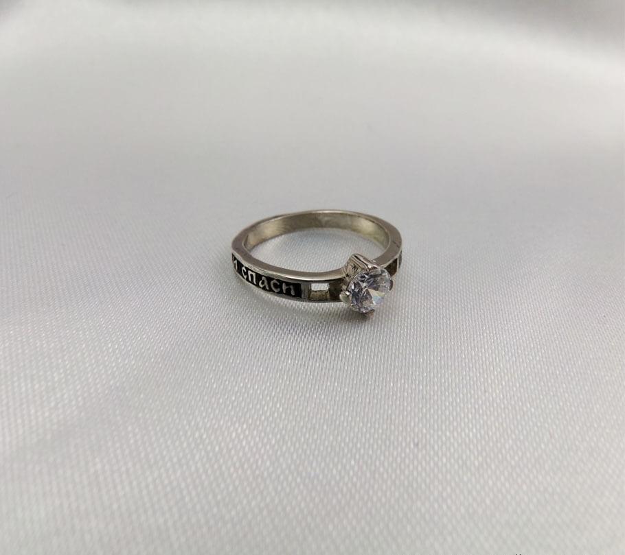 

Кольцо спаси и сохрани Maxi Silver 5414 ZL, размер 19