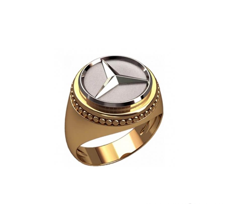 

Кольцо мерседес Maxi Silver 6685 ZL, размер 16.5