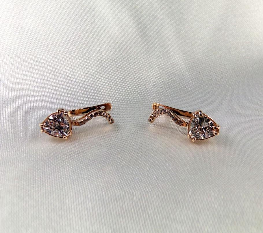 

Серьги женские классика Maxi Silver 4072