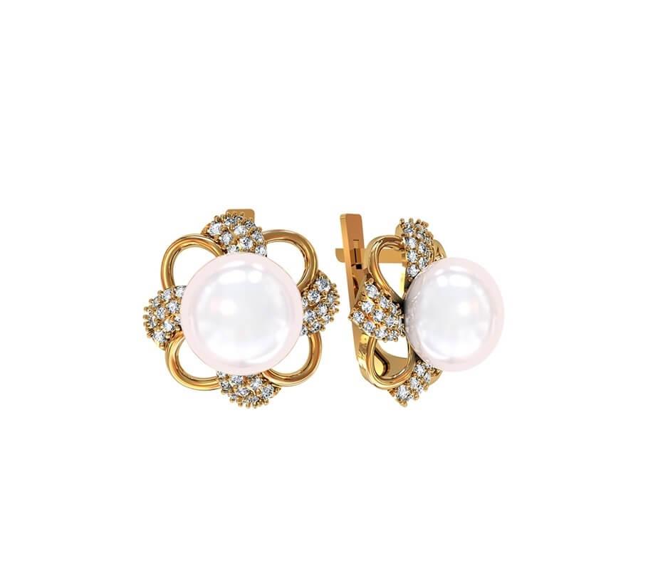 

Сережки под жемчуг Maxi Silver 8543