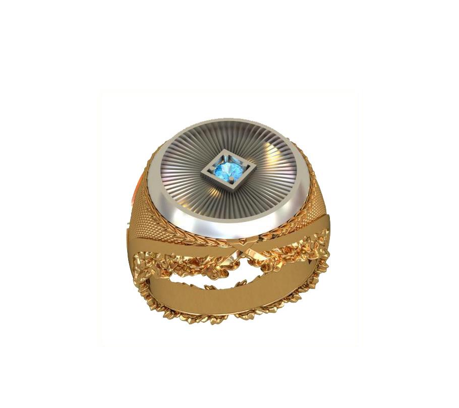 

Печатка необычная Maxi Silver 8325 ZL, размер 20.5